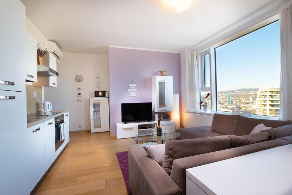 Panoramaview/31Thfloor!/Luxury/Wifi/Parking Daire Bratislava Dış mekan fotoğraf