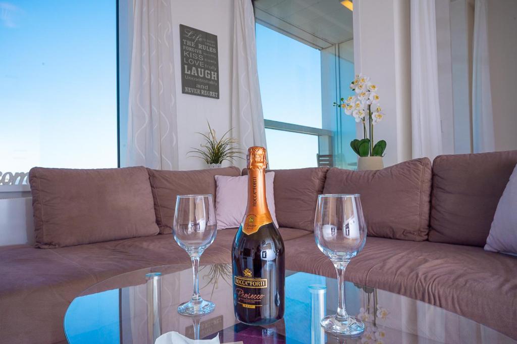 Panoramaview/31Thfloor!/Luxury/Wifi/Parking Daire Bratislava Dış mekan fotoğraf
